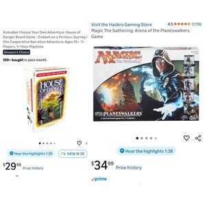 MTG Arena Of The Planeswalkers + Choose Your Own Adventure: House of Danger